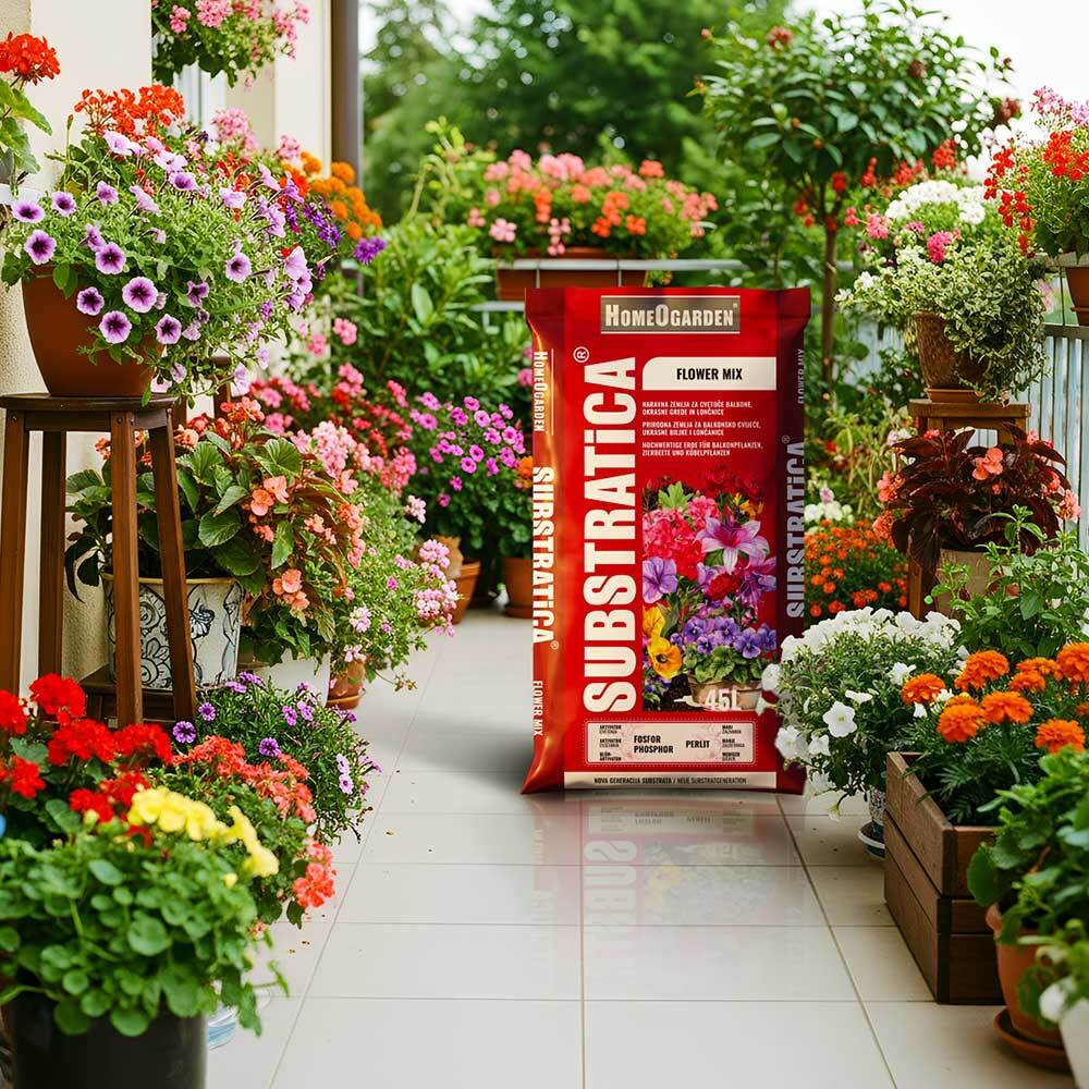 Blumenerde für Blühpflanzen