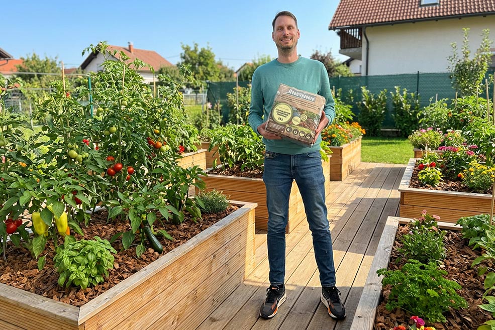 Bio - Mulch für Garten und Hochbeete